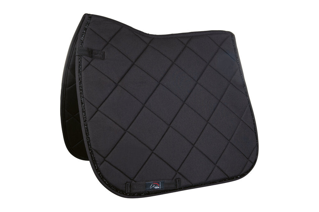 black quilted saddle pad