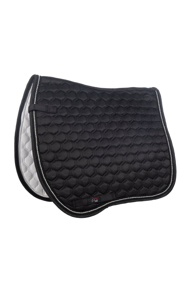 black quilted saddle pad