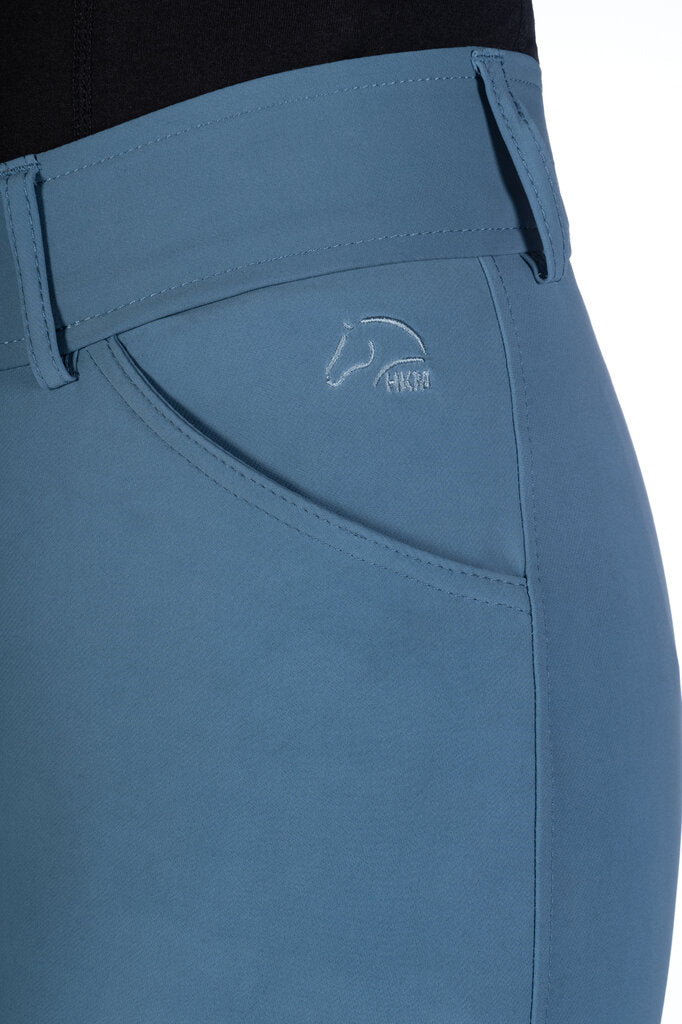 blue riding breeches