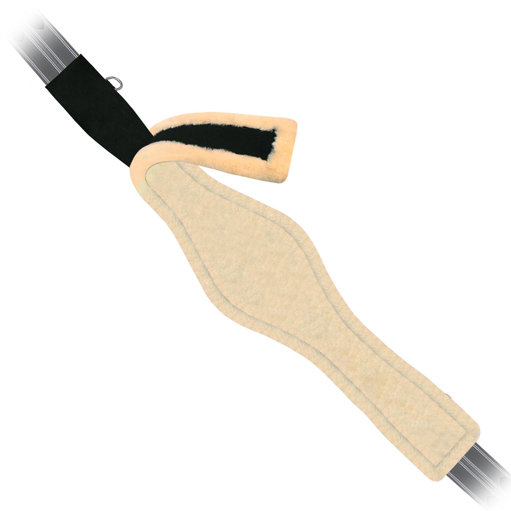 black girth with sherpa lining