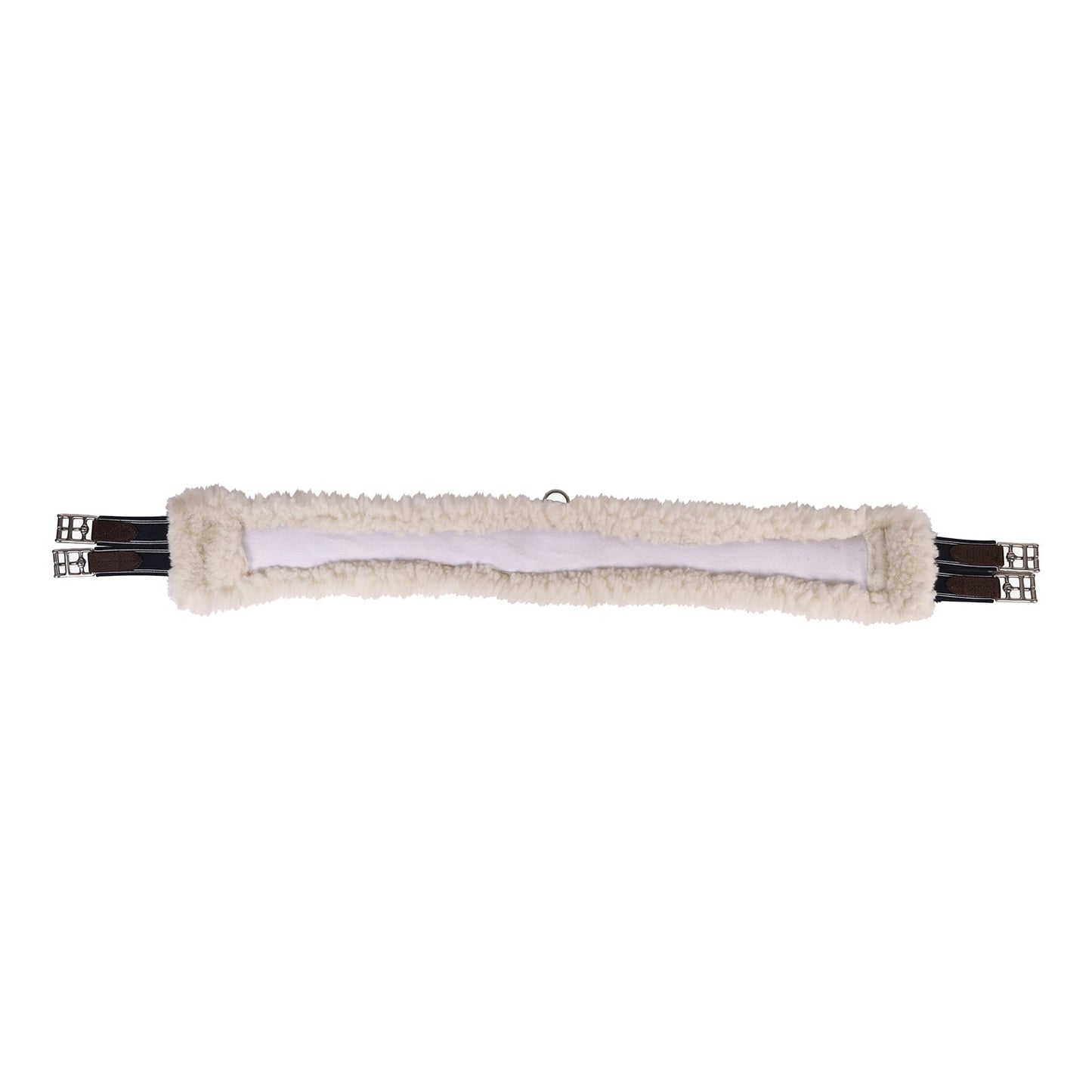 brown girth with fleece lining