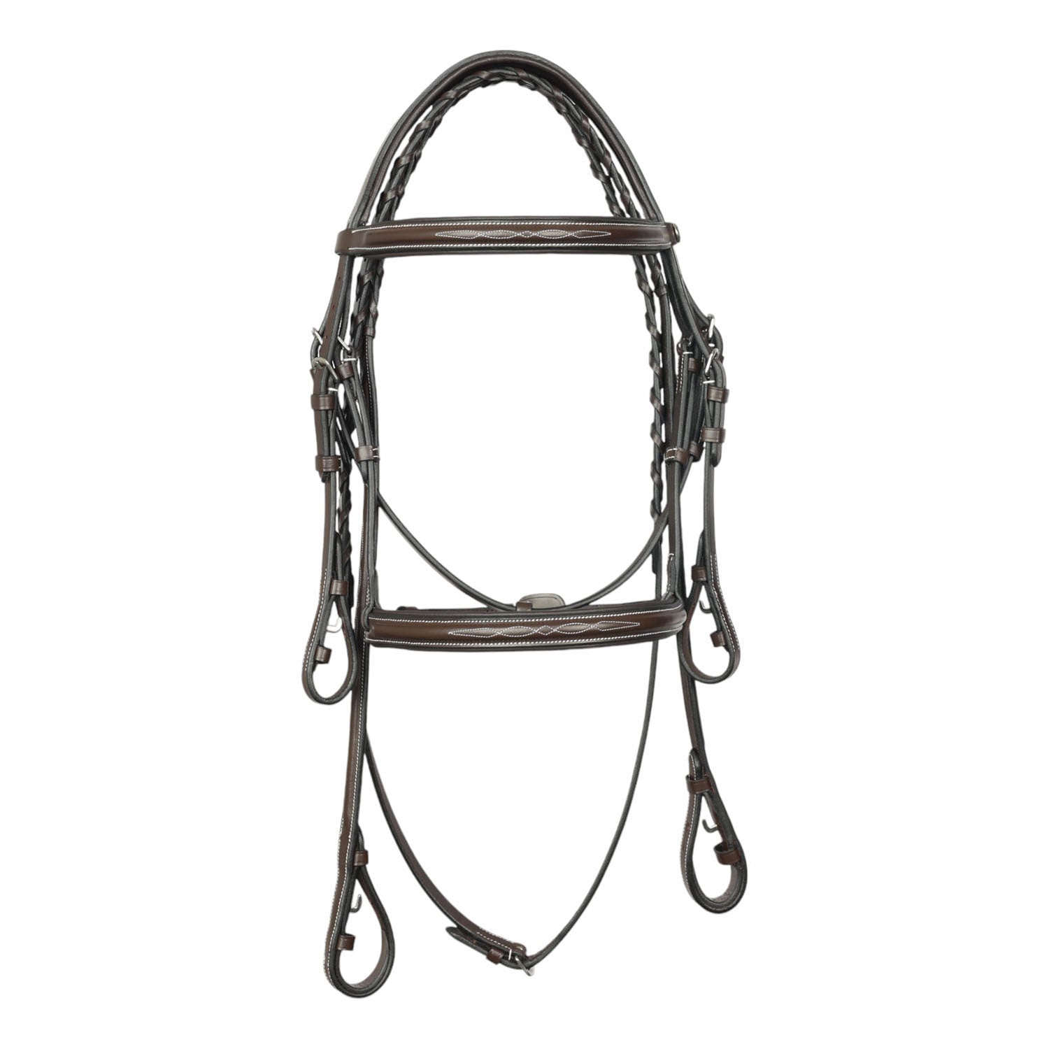 brown horse bridle