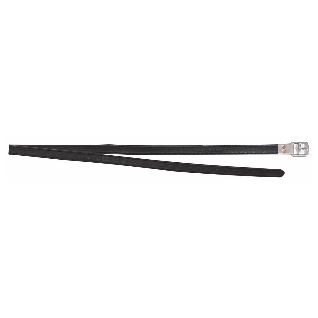 black stirrup leathers