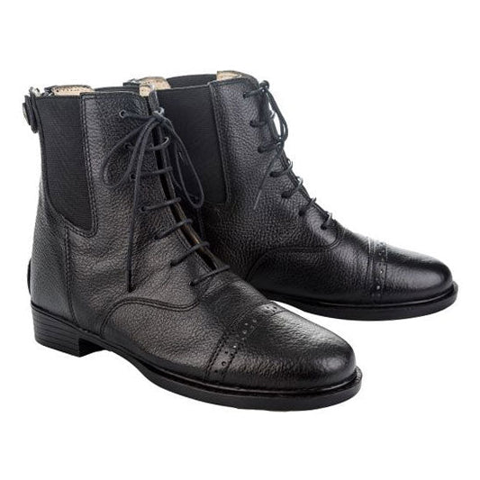 black paddock boots