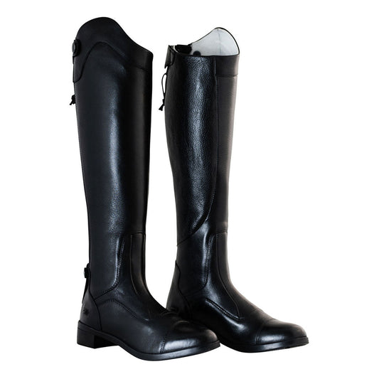 black riding boots