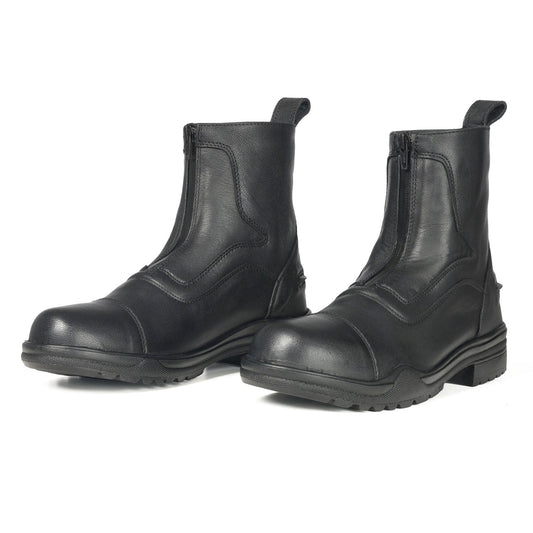 black paddock boots