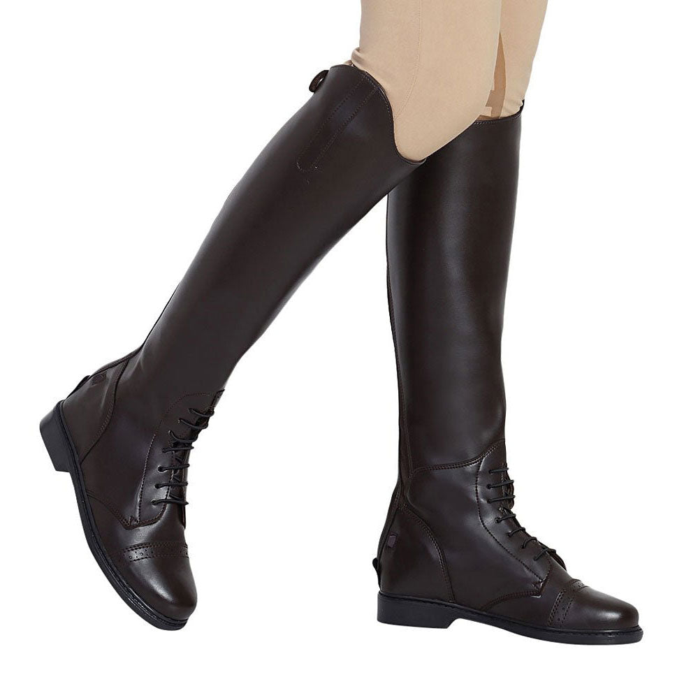 TuffRider Ladies Starter Back Zip Field Boots in Synthetic Leather