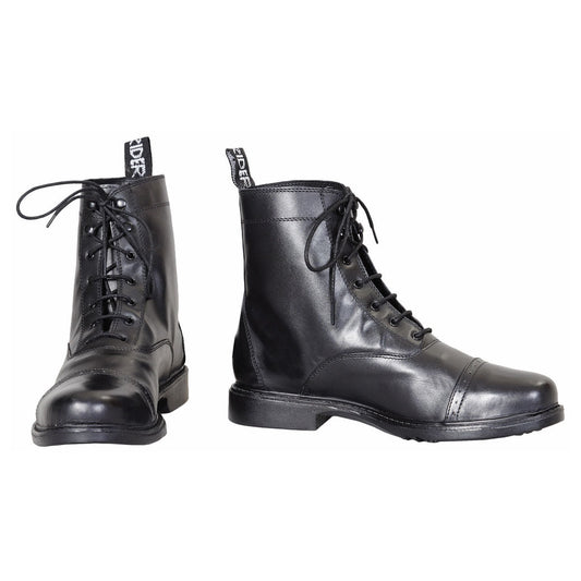 black paddock boots