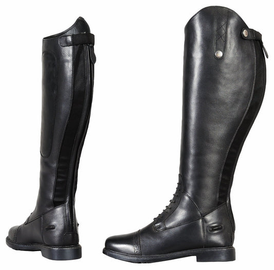 black riding boots