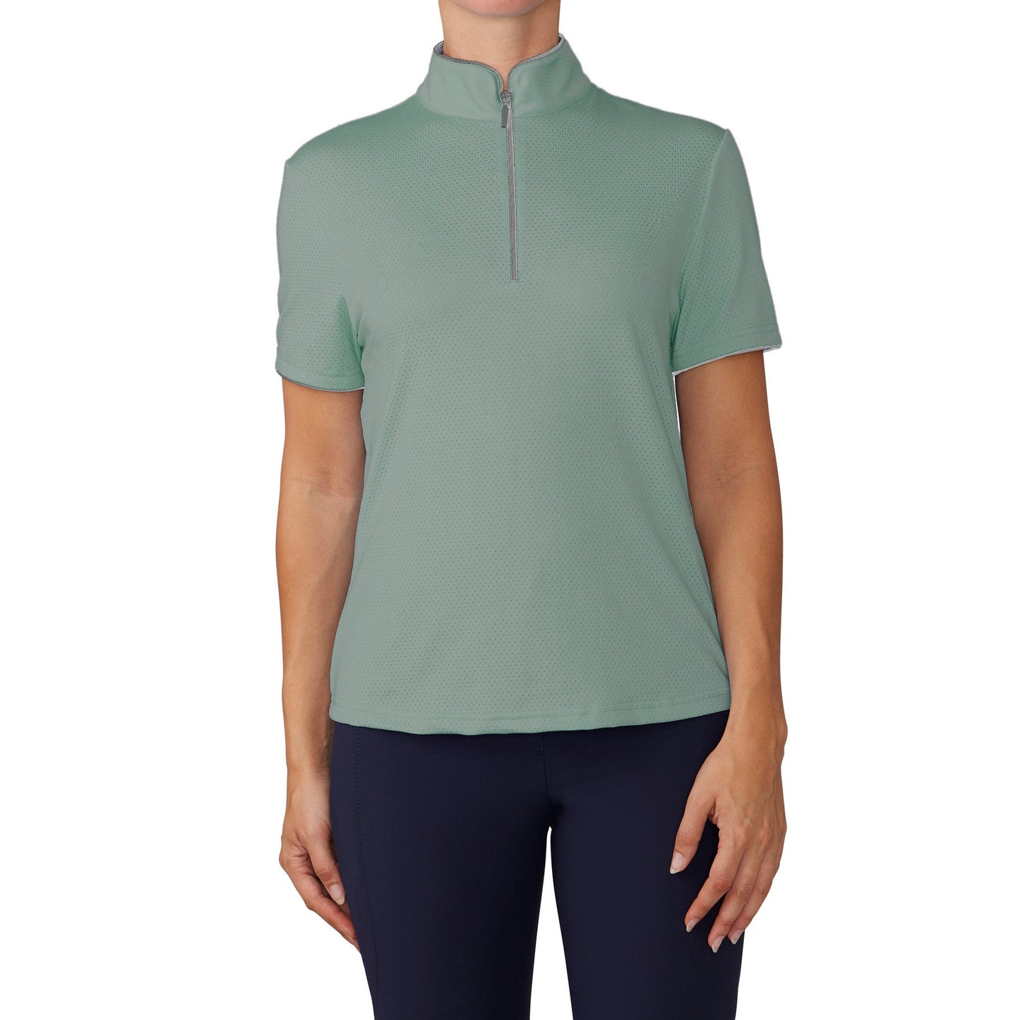 Ovation Riding Signature Airflex Sport Shirt Short Sleeve - Jade