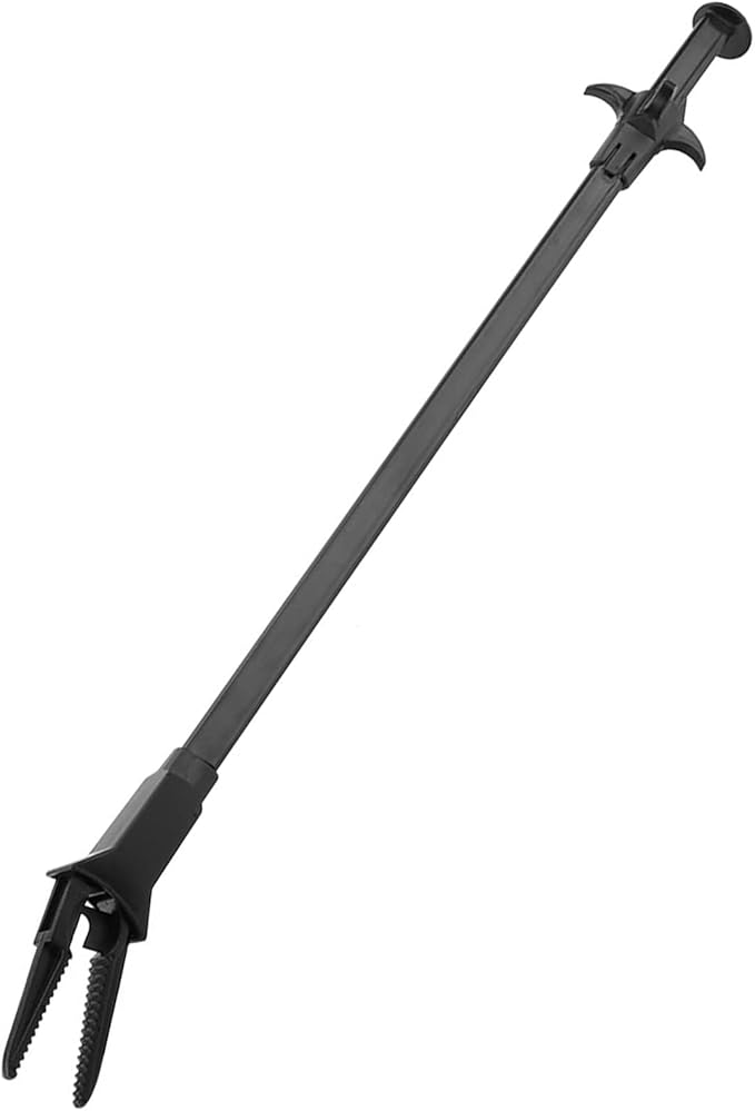 Aquarium Tweezer, 19.7 inch Aquarium Tongs, Water Plants Algae Plastic Clamp Clip Cleaning Tool, Multi Purpose Plant Pruning Pliers Cleaner Fish Tank Tweezer for Fresh and Saltwater Fish Tanks
