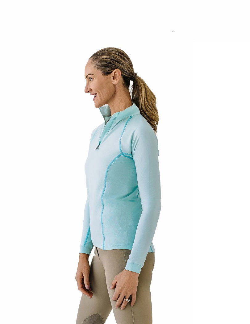 light blue long sleeve sun shirt