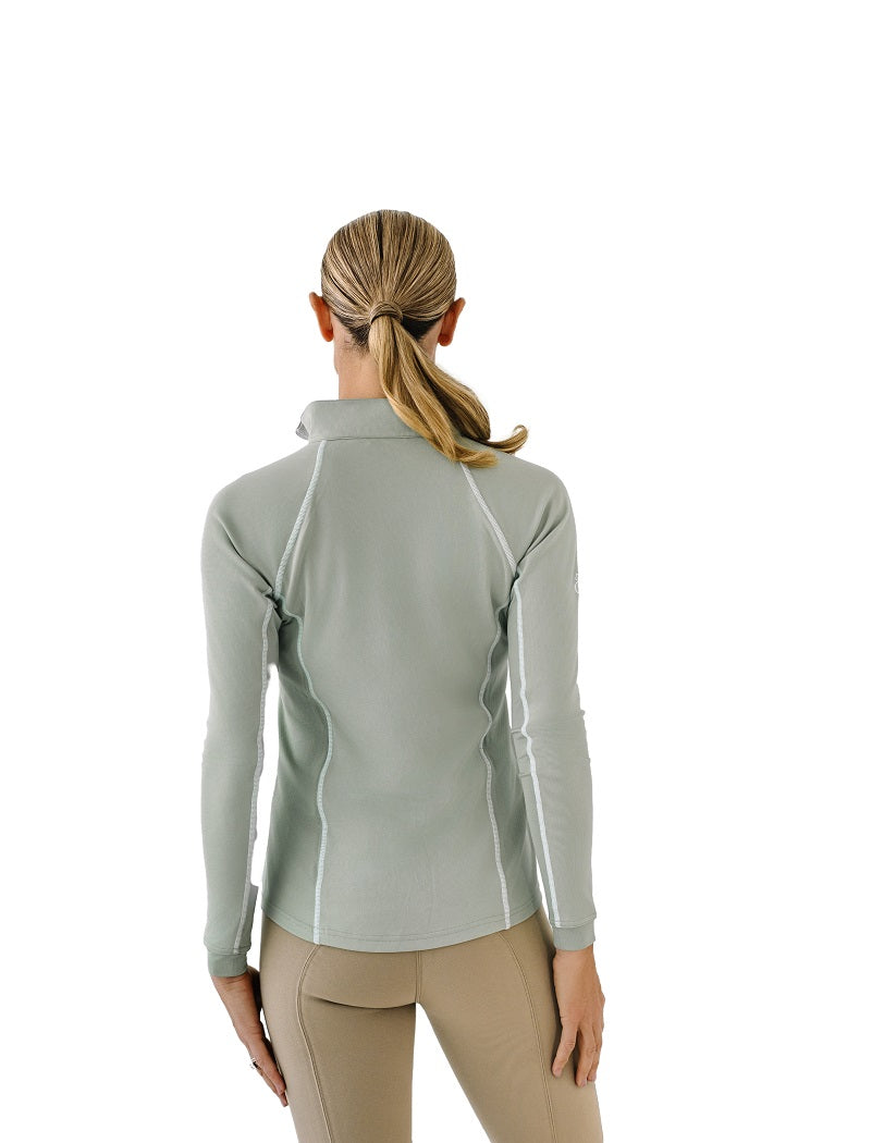 Ovation Riding Women’s Quarter-Zip Performance Sunshirt - Cactus