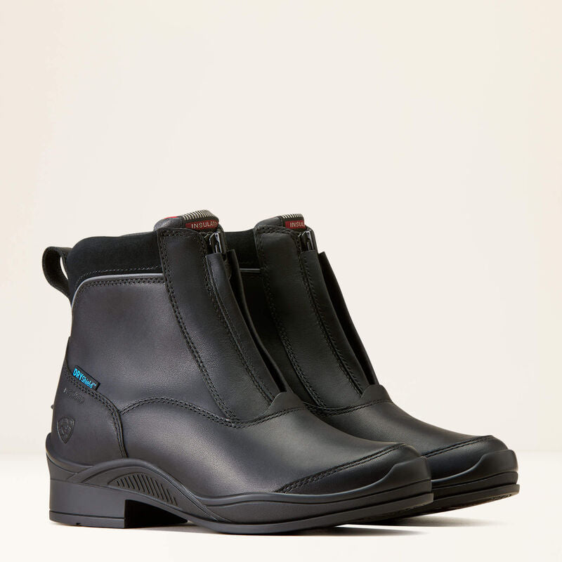 black insulated paddock boot