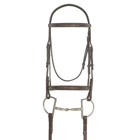 Horse bridle with reins