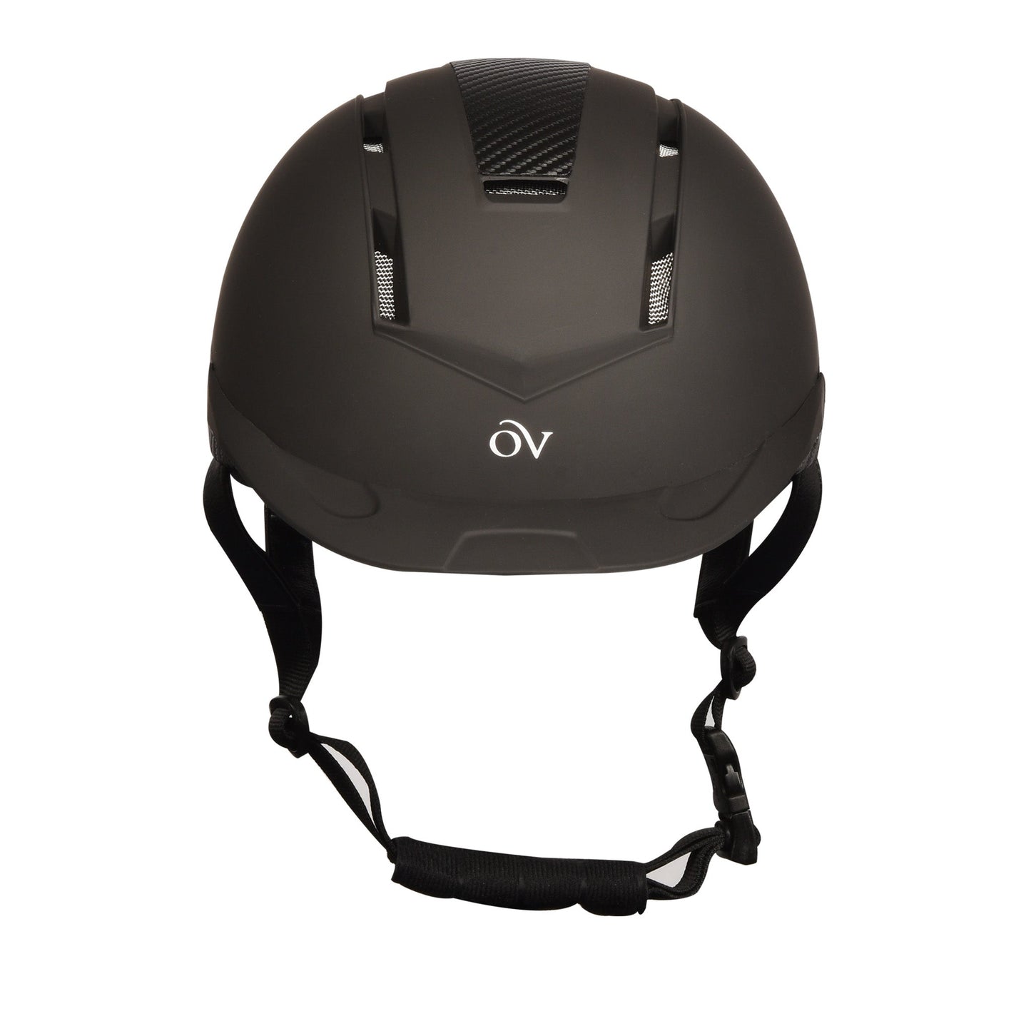 black riding helmet