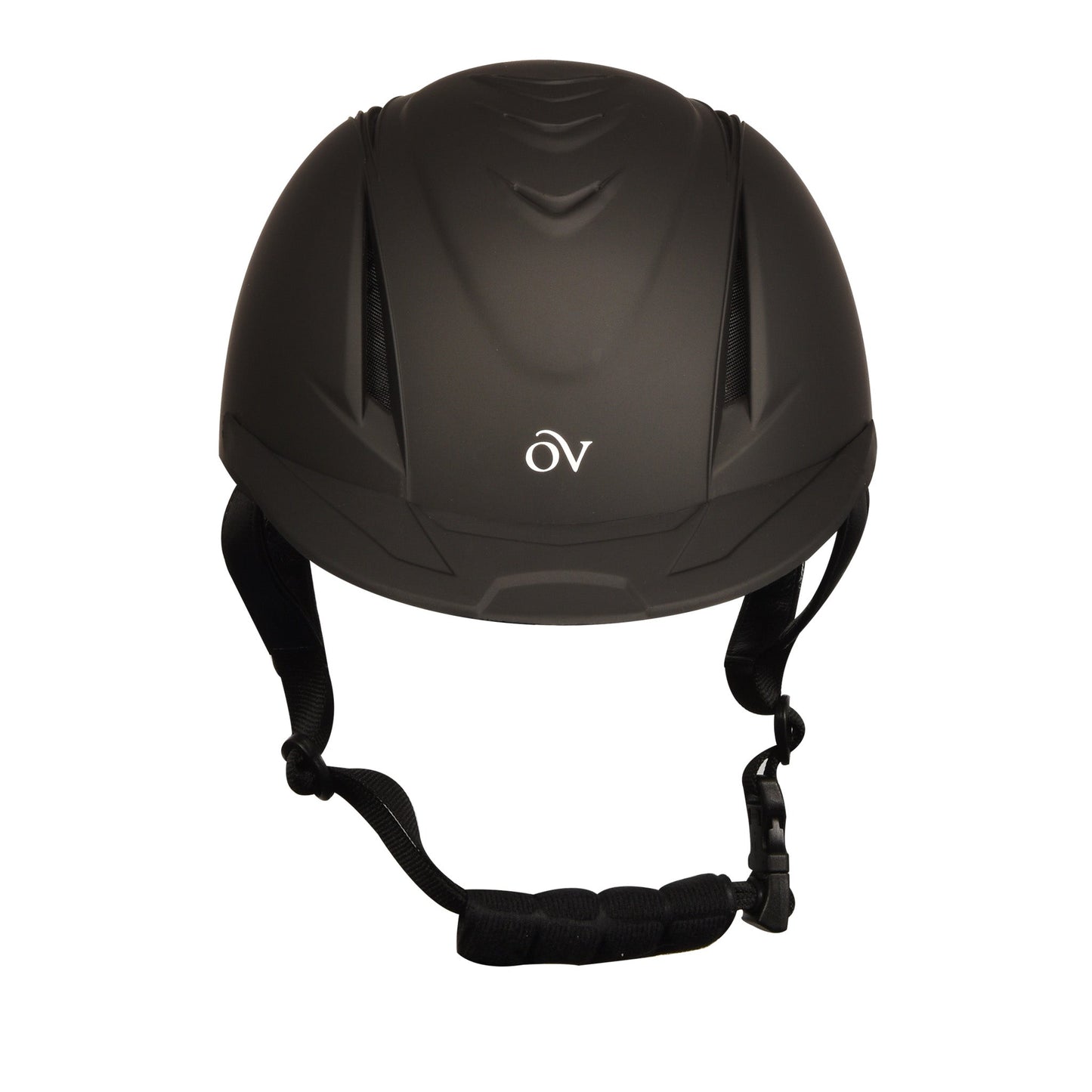 black riding helmet