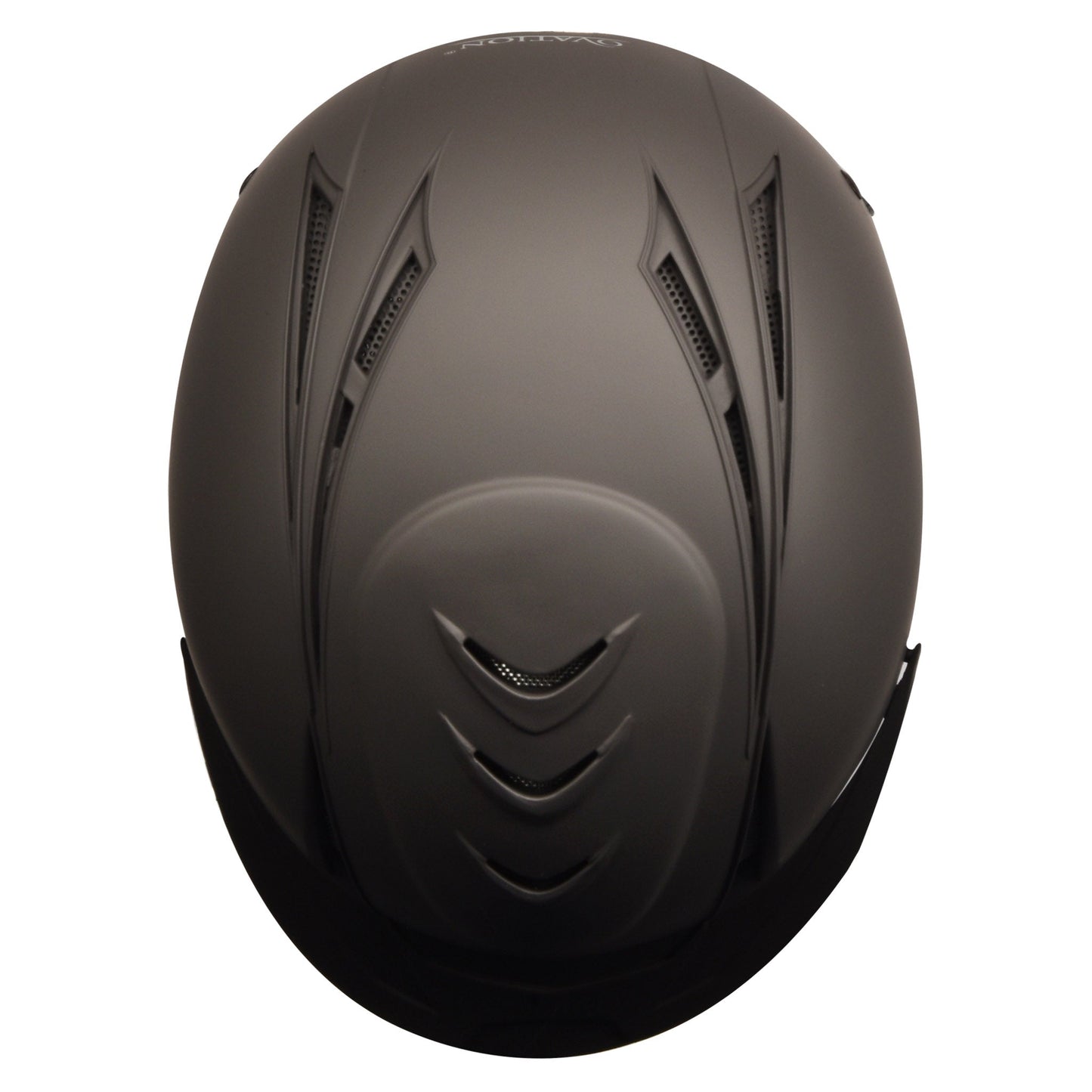 dark grey riding helmet