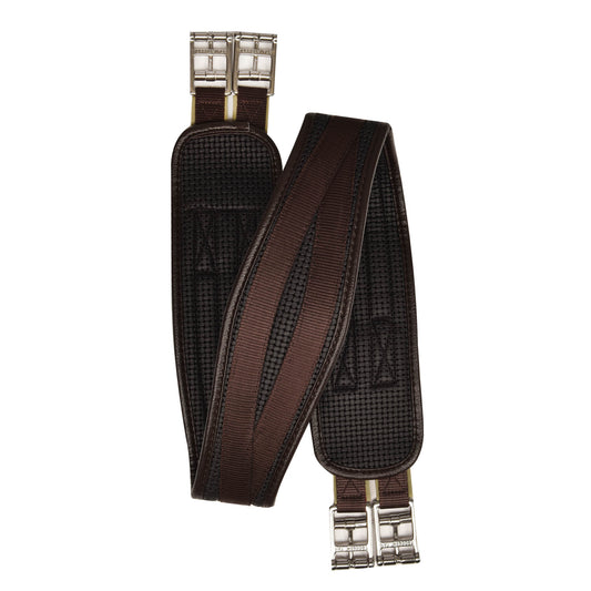 Brown equestrian girth