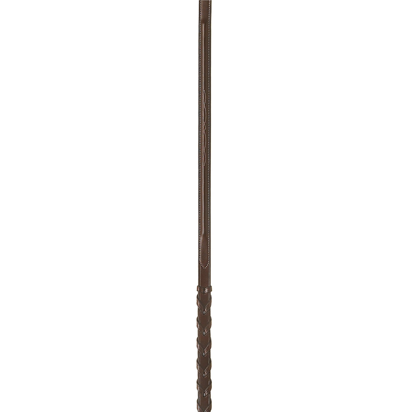 brown leather reins