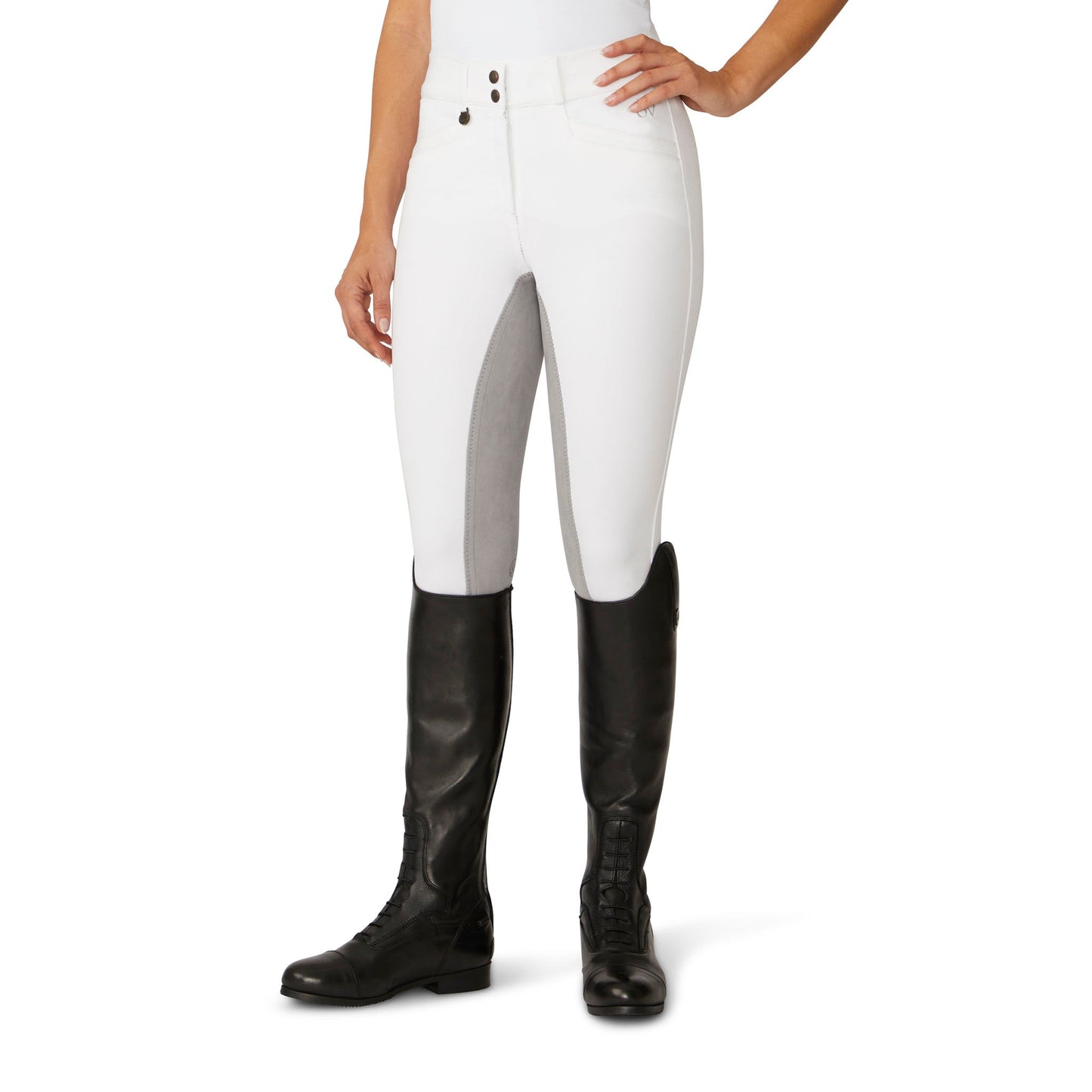 Ovation Women's Celebrity EuroWeave DX Full Seat Breech - White