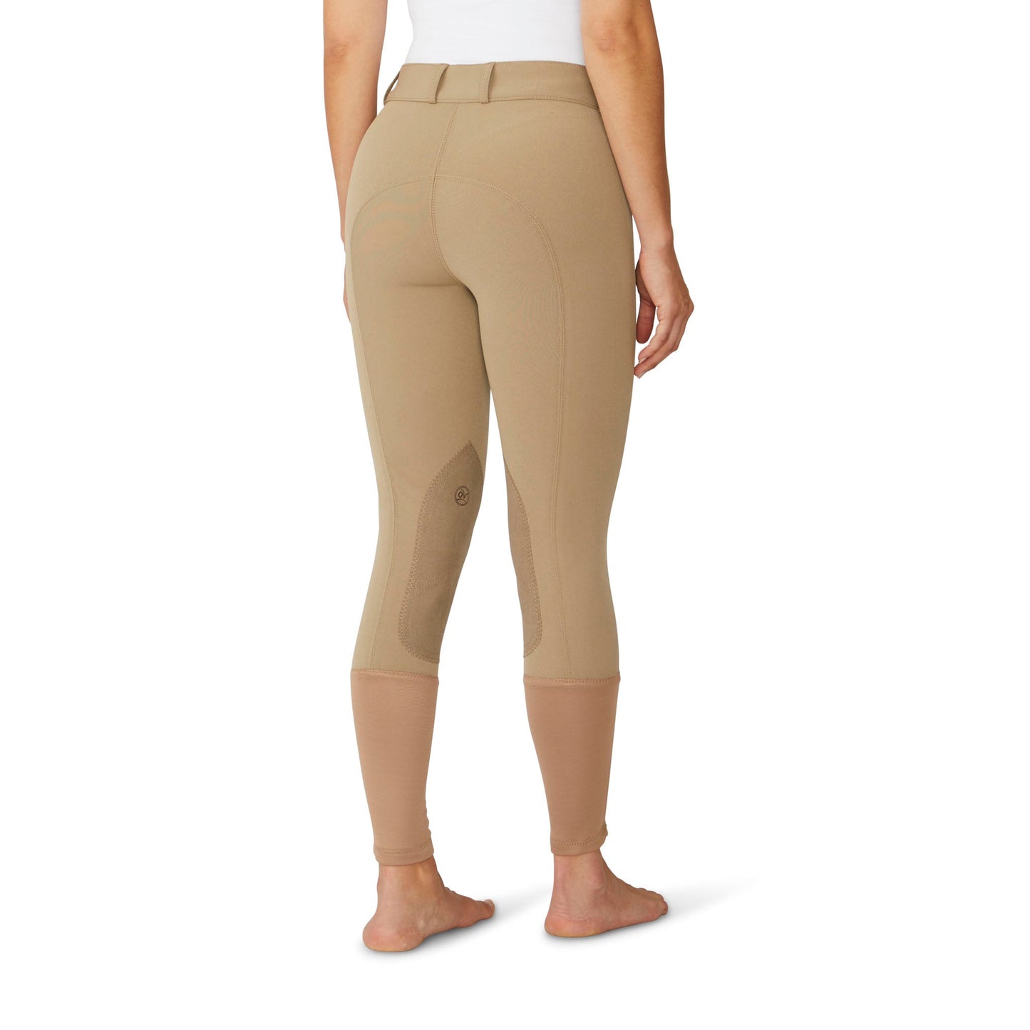 Ovation Women's Celebrity EuroWeave DX Knee Patch Breech - Light Tan