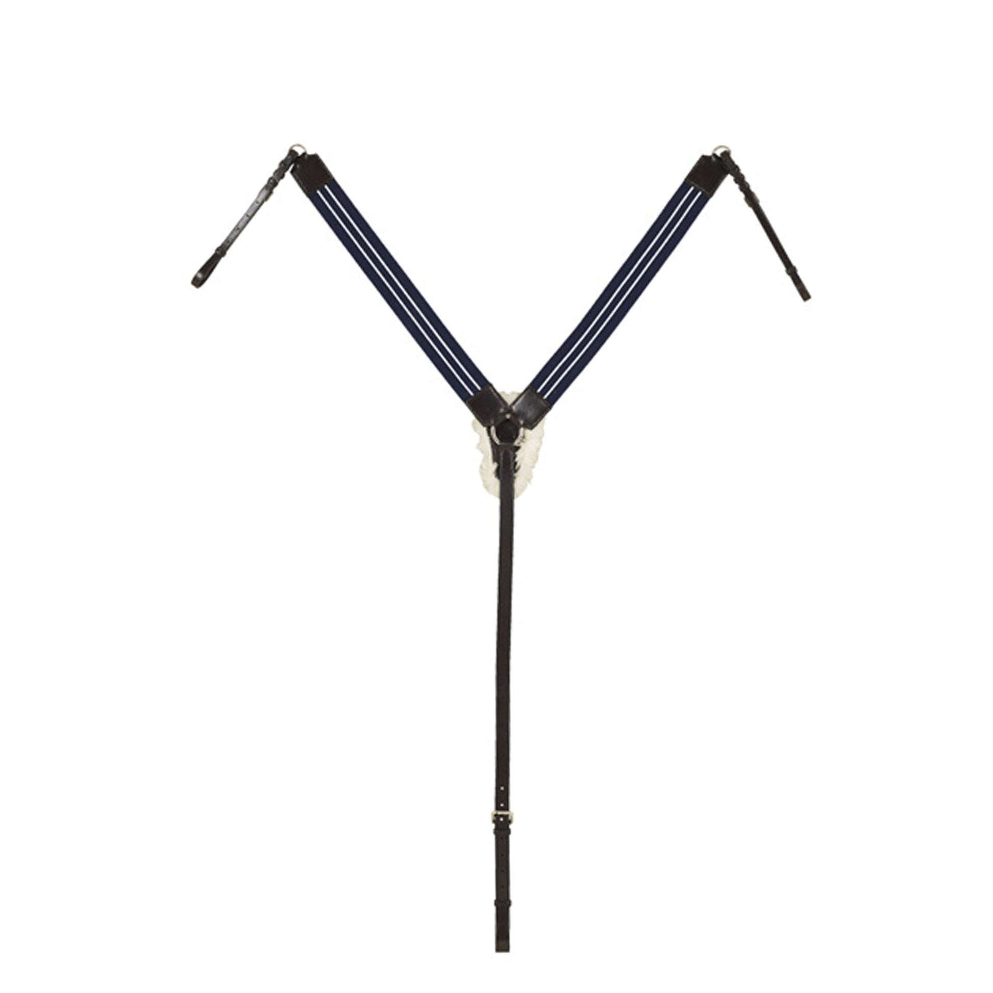 elastic breastplate with sheepskin lining