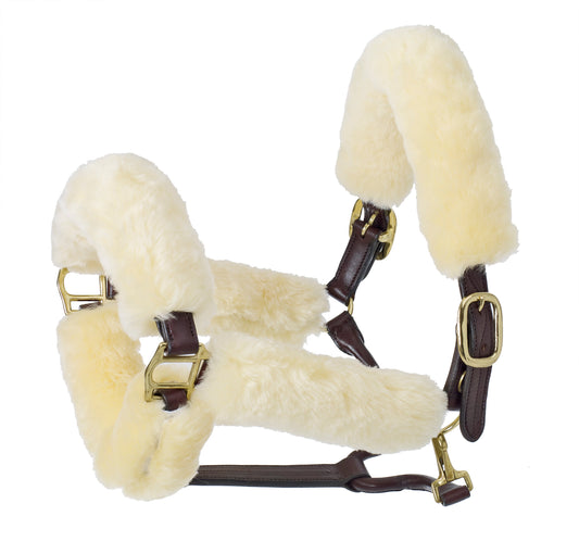 bridle with sherpa fleece