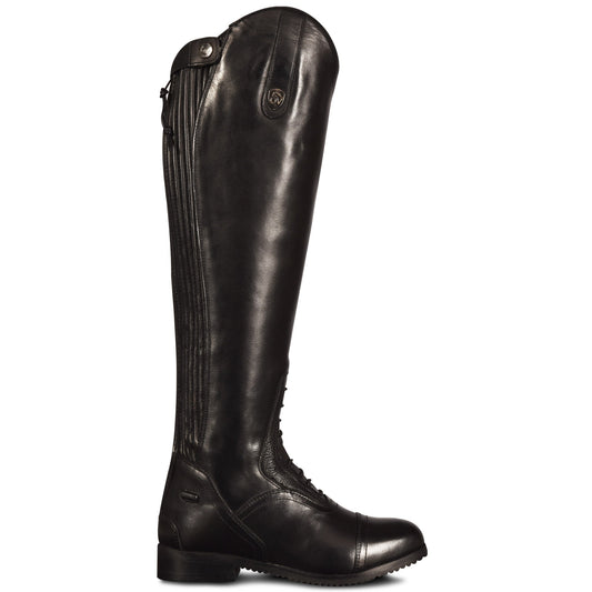 black tall riding boot