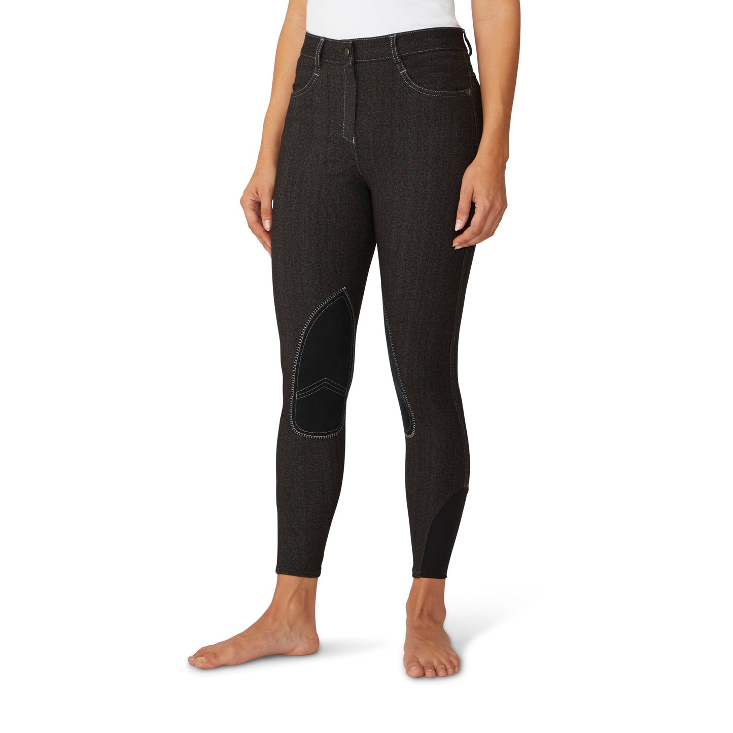 Ovation Women's SoftFlex Suede Knee Patch Breech - Neutral Beige