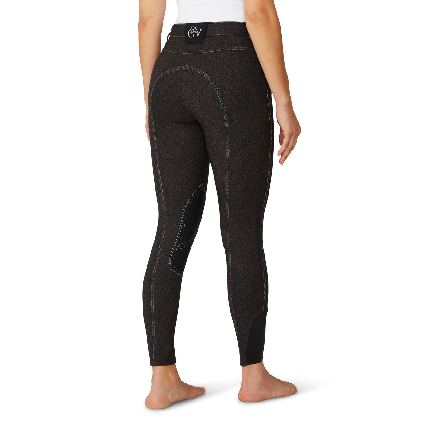 Ovation Women's SoftFlex Suede Knee Patch Breech - Neutral Beige