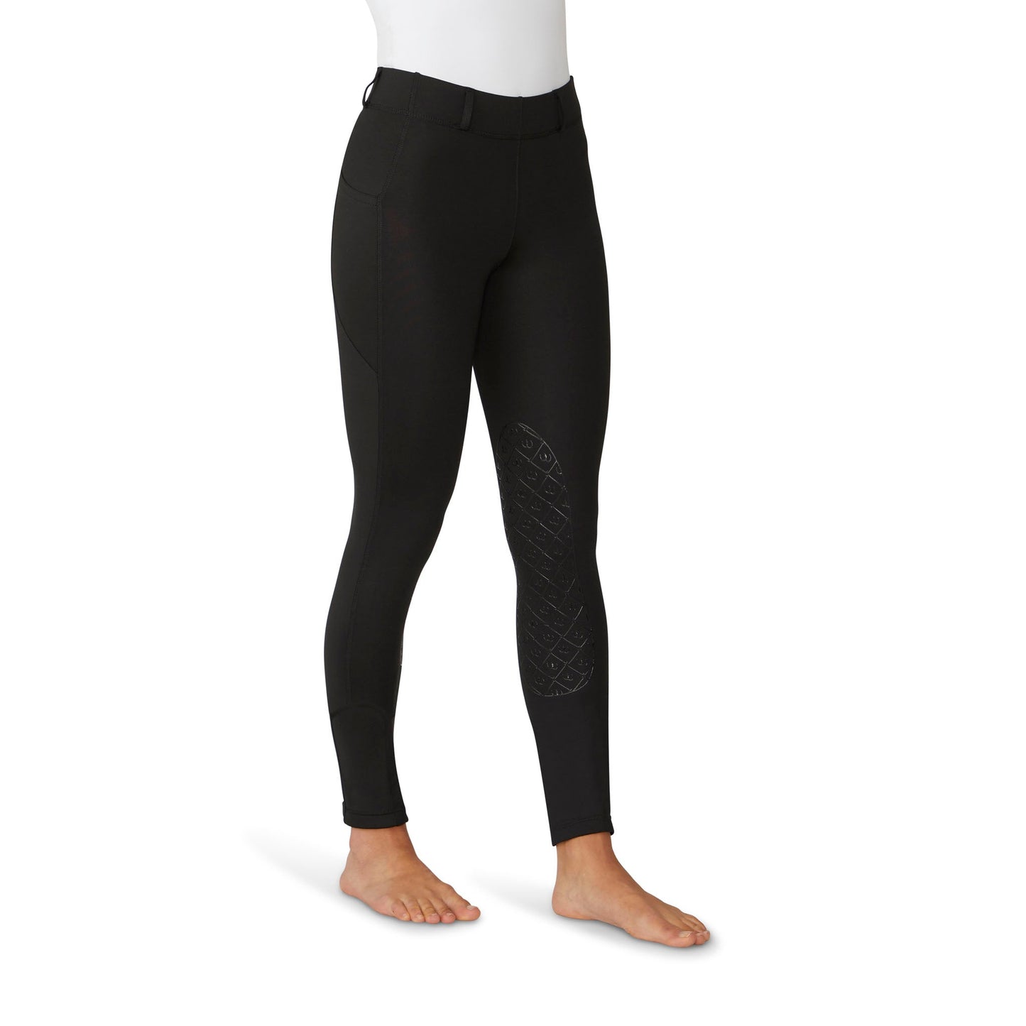 Ovation Women's AeroWick Knee Patch Tight - Black