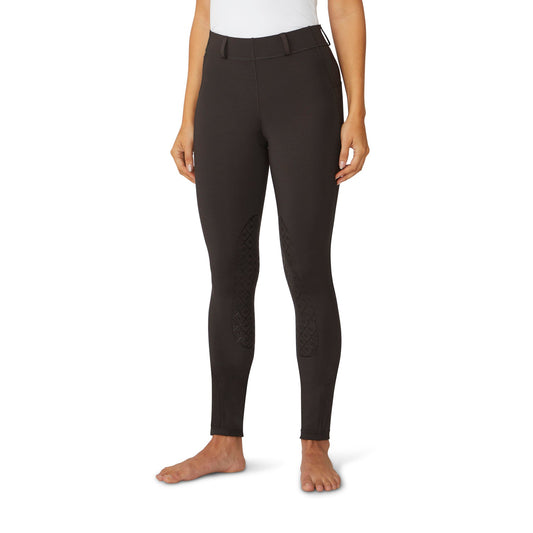 Ovation Women's AeroWick Knee Patch Tight - Charcoal