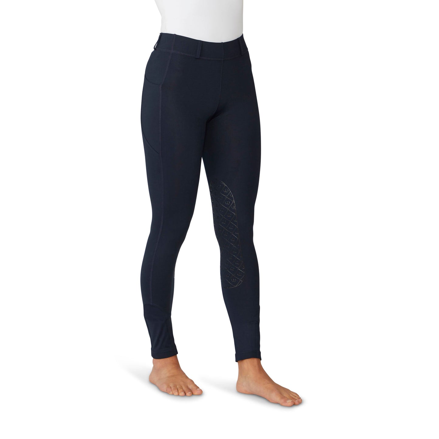 Ovation Women's AeroWick Knee Patch Tight - Navy