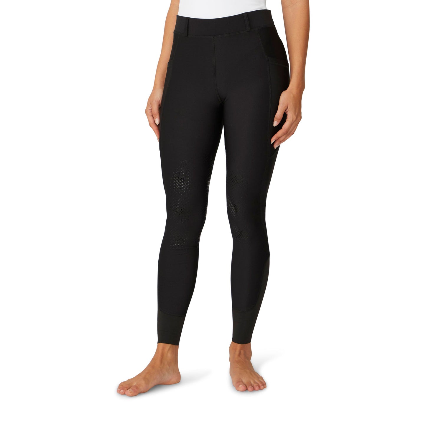 Ovation Women's Equinox Knee Patch Breech - Black