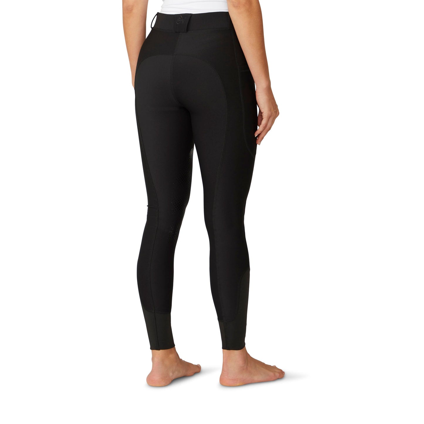 Ovation Women's Equinox Knee Patch Breech - Black