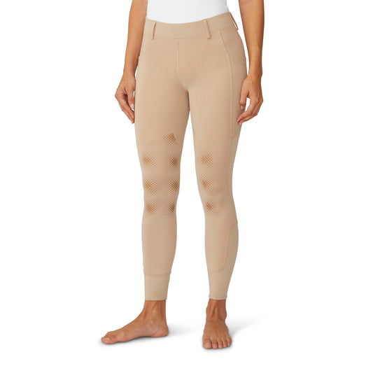 Ovation Women's Equinox Knee Patch Breech - Neutral Beige