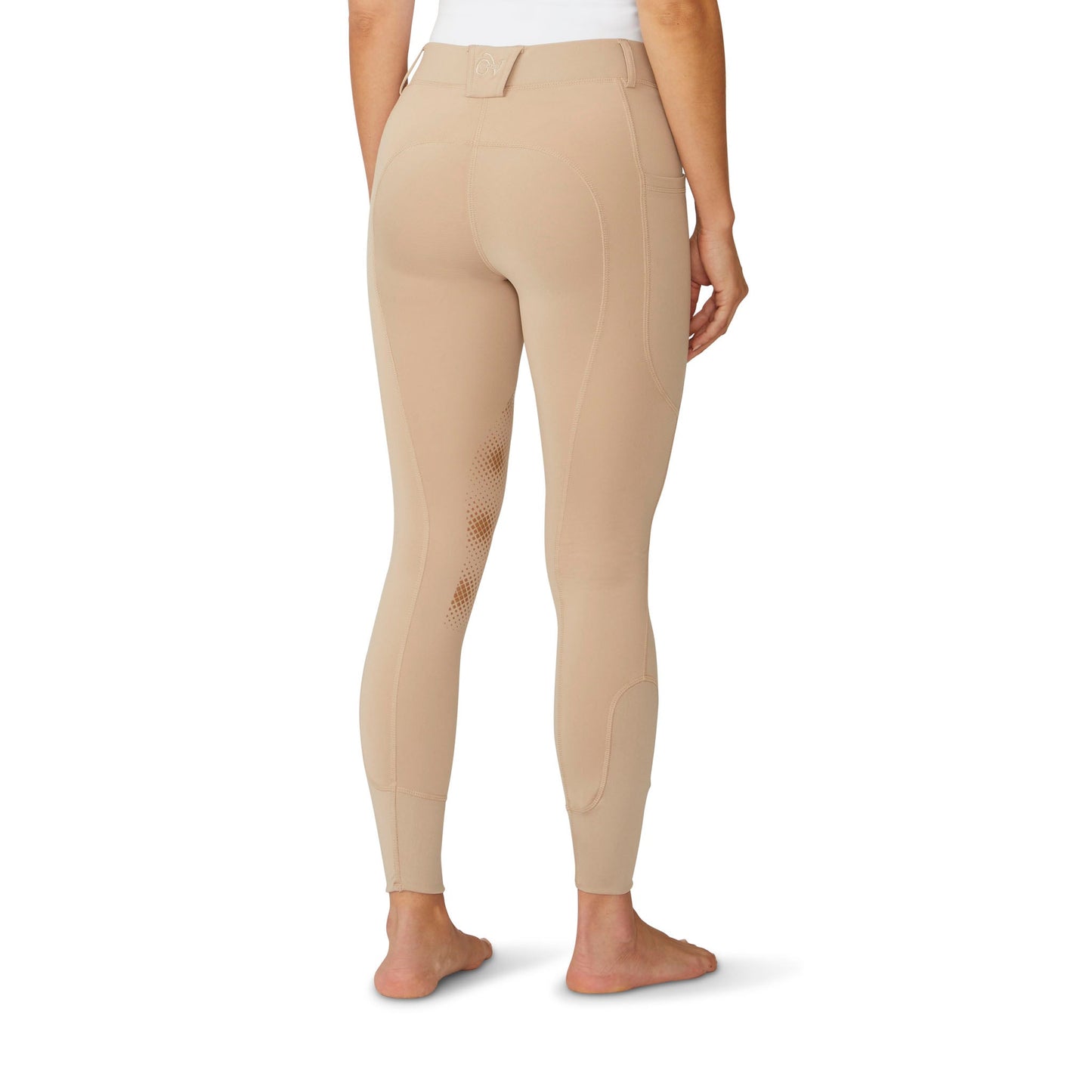 Ovation Women's Equinox Knee Patch Breech - Neutral Beige