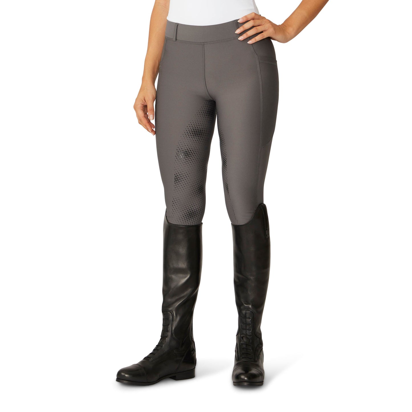 Ovation Women's Equinox Full Seat Tight - Steel Grey