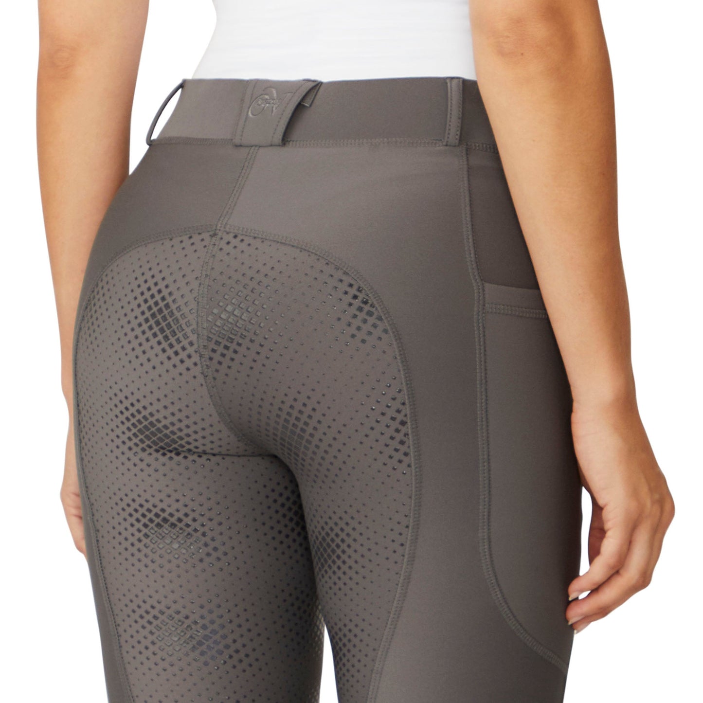 Ovation Women's Equinox Full Seat Tight - Steel Grey
