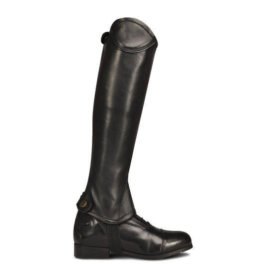 Black half chaps for women