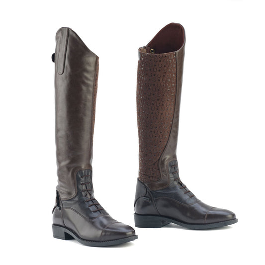brown riding boots