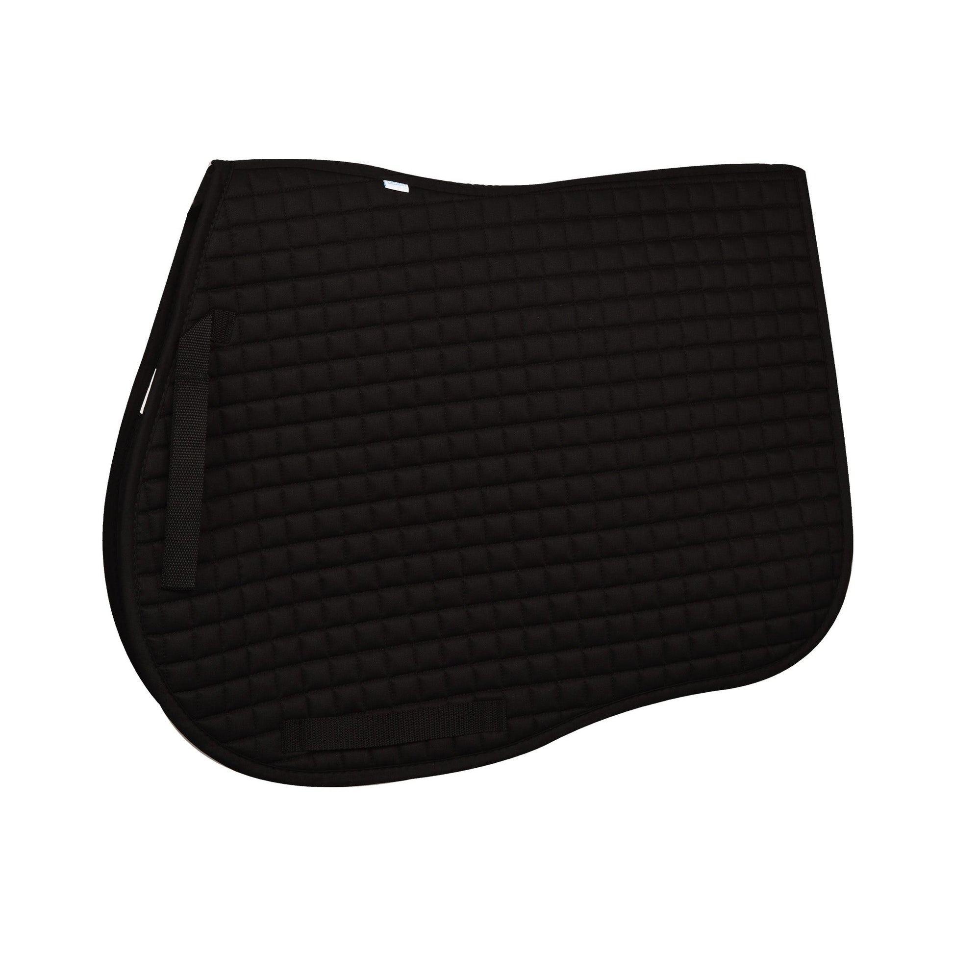 Black quilted saddle pad 