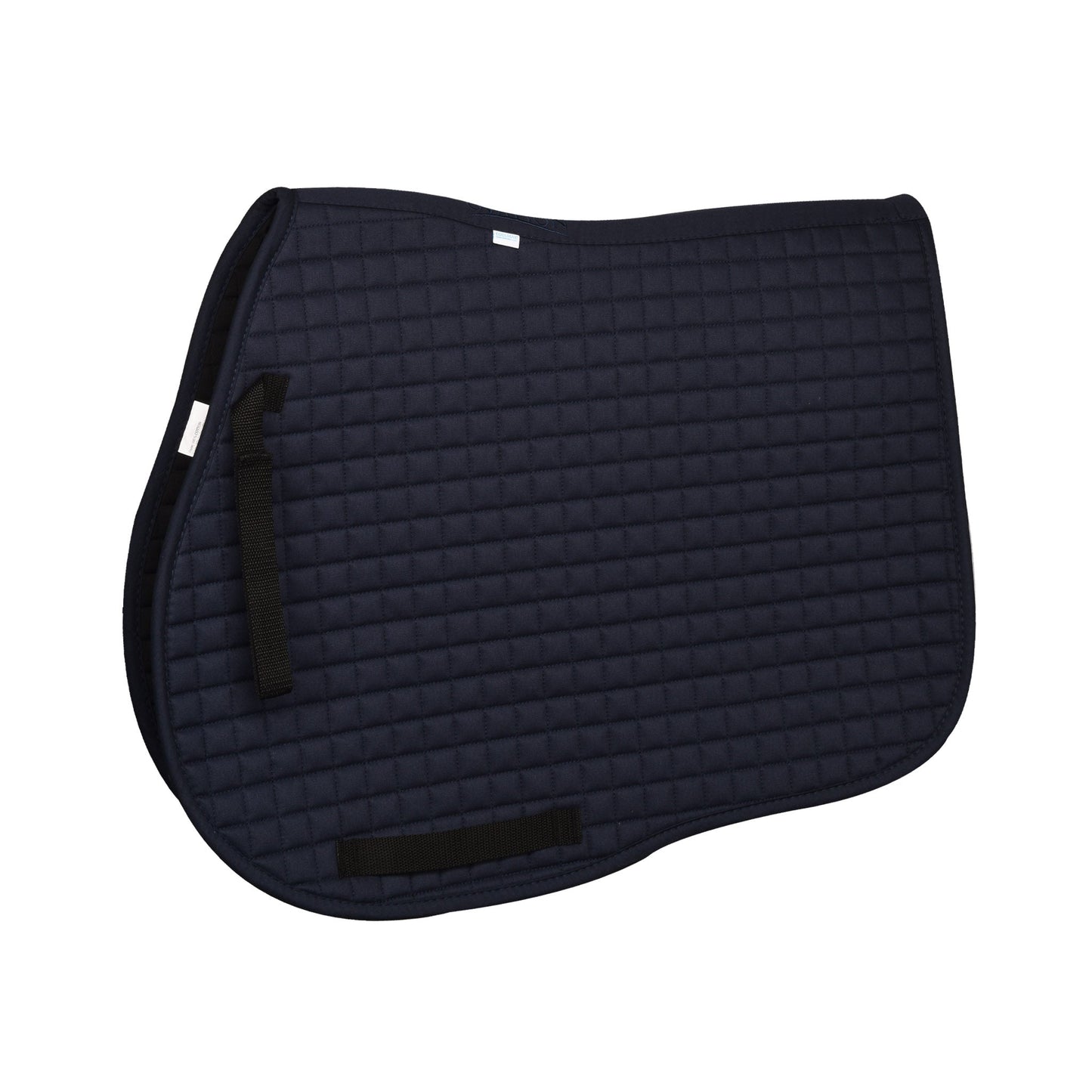 navy quilted saddle pad