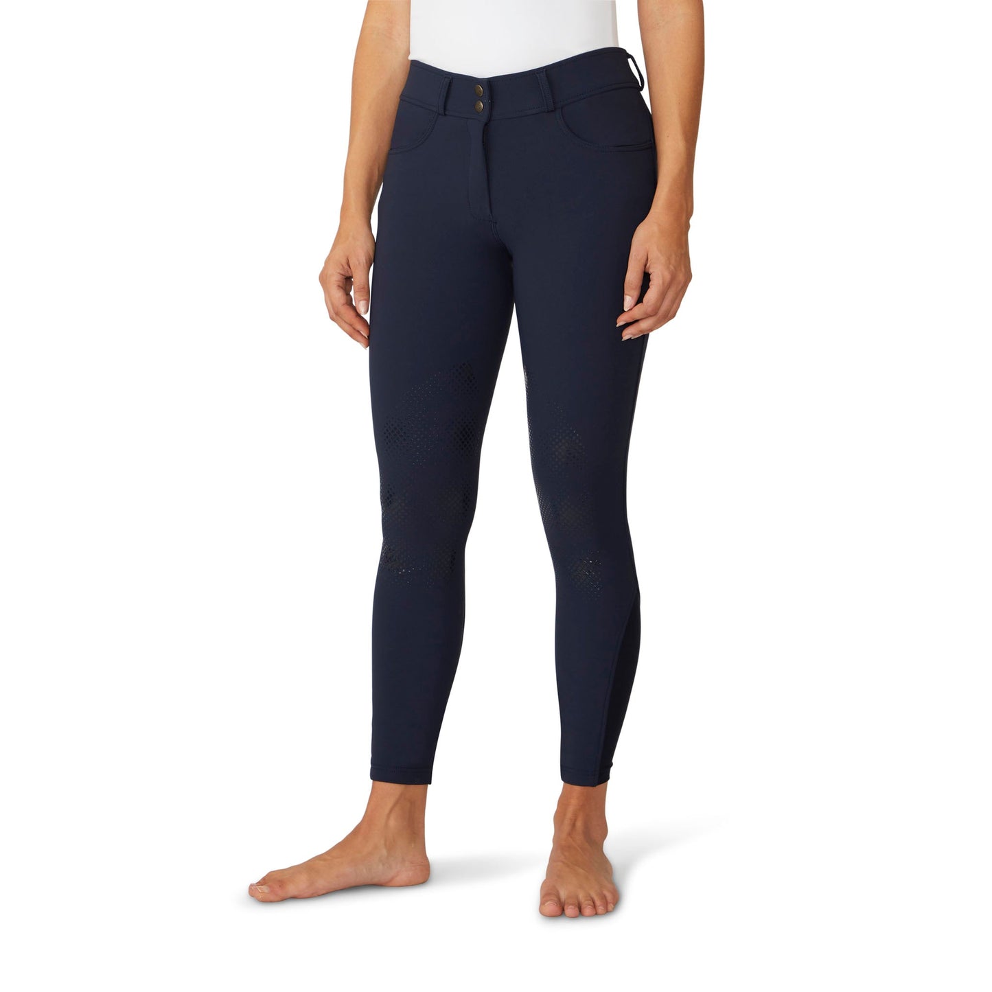 Ovation Women's Bellissima II Silicone Knee Patch Breech - Indigo