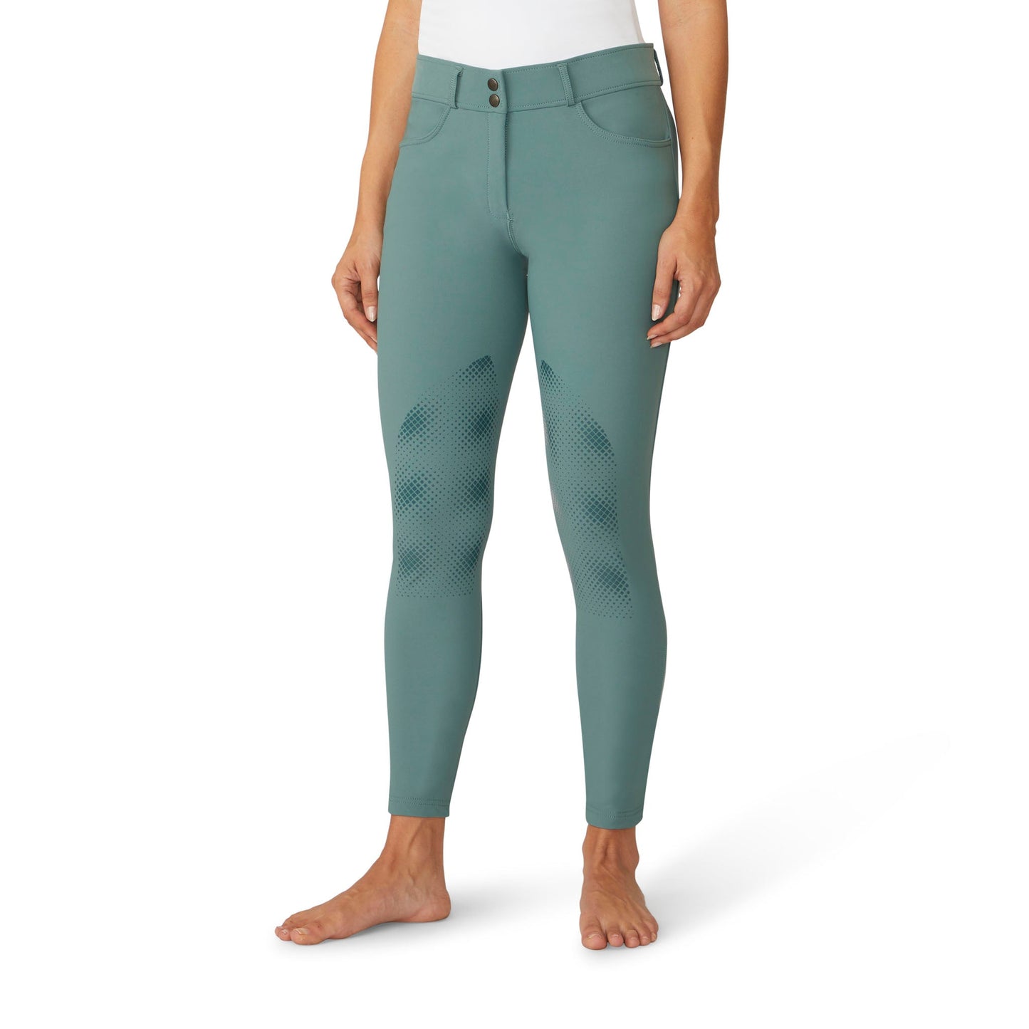 Ovation Women's Bellissima II Silicone Knee Patch Breech - Indigo