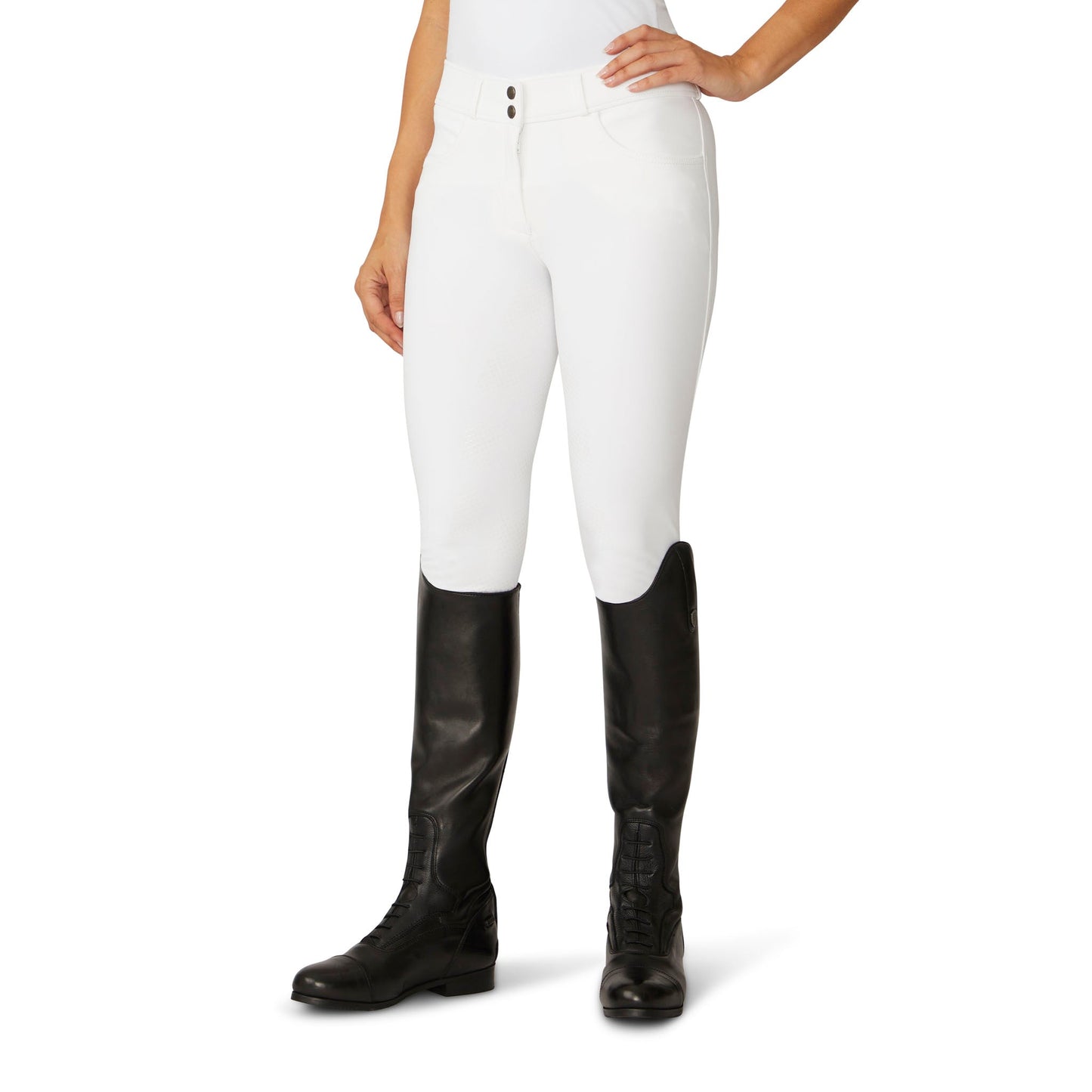 Ovation Women's Bellissima II Full Seat Breech - White