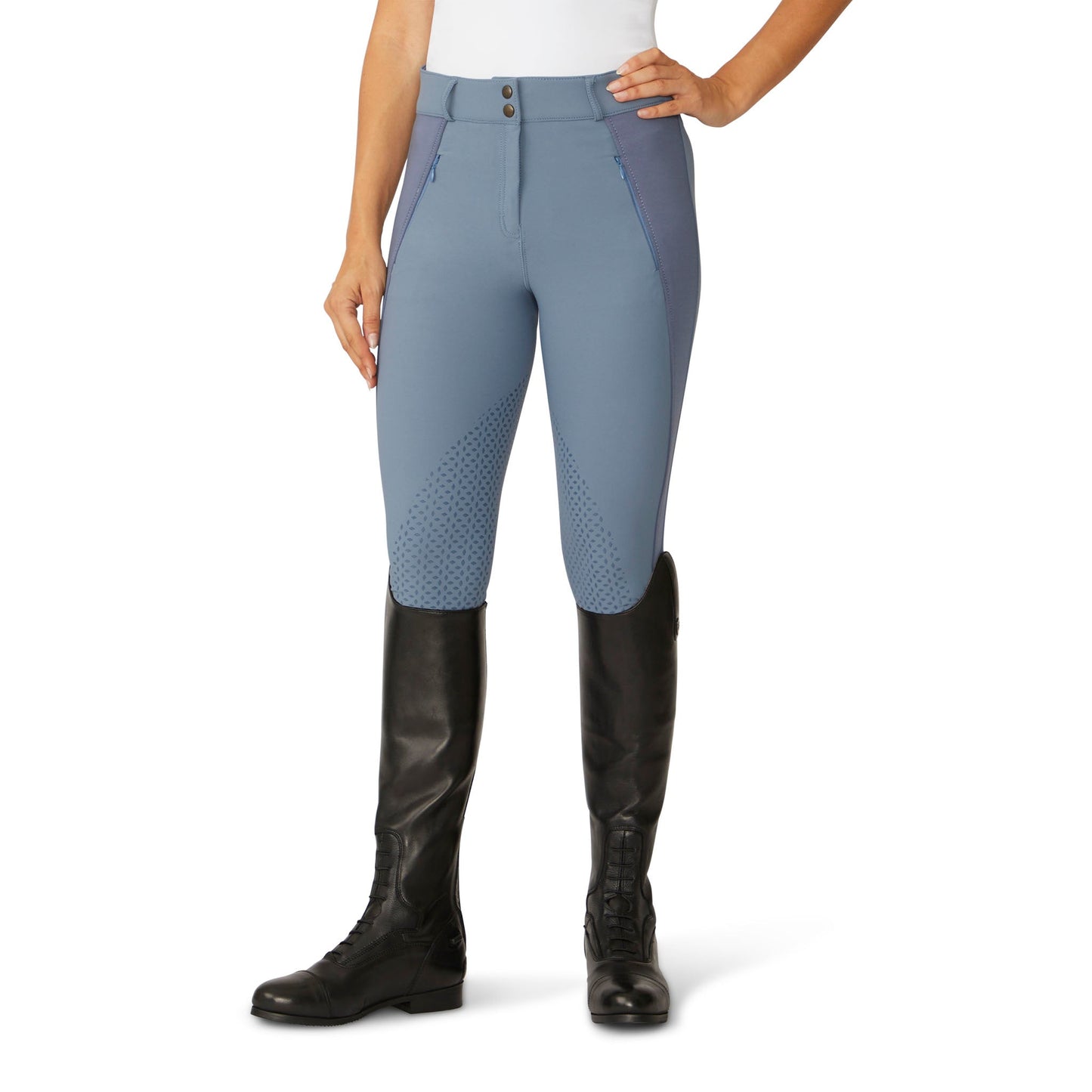 Ovation Women's Altitude Kool X Knee Patch Breech - Indigo