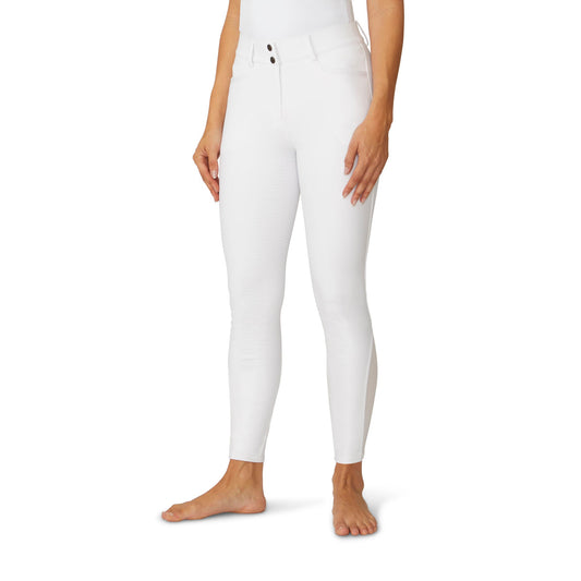 Ovation Women's Dynamic Full Seat Breech - White