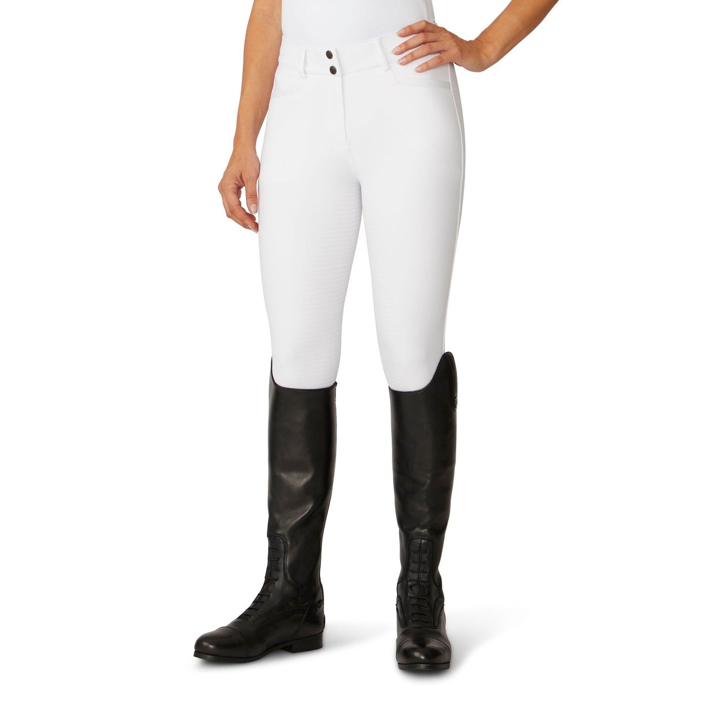 Ovation Women's Dynamic Full Seat Breech - White